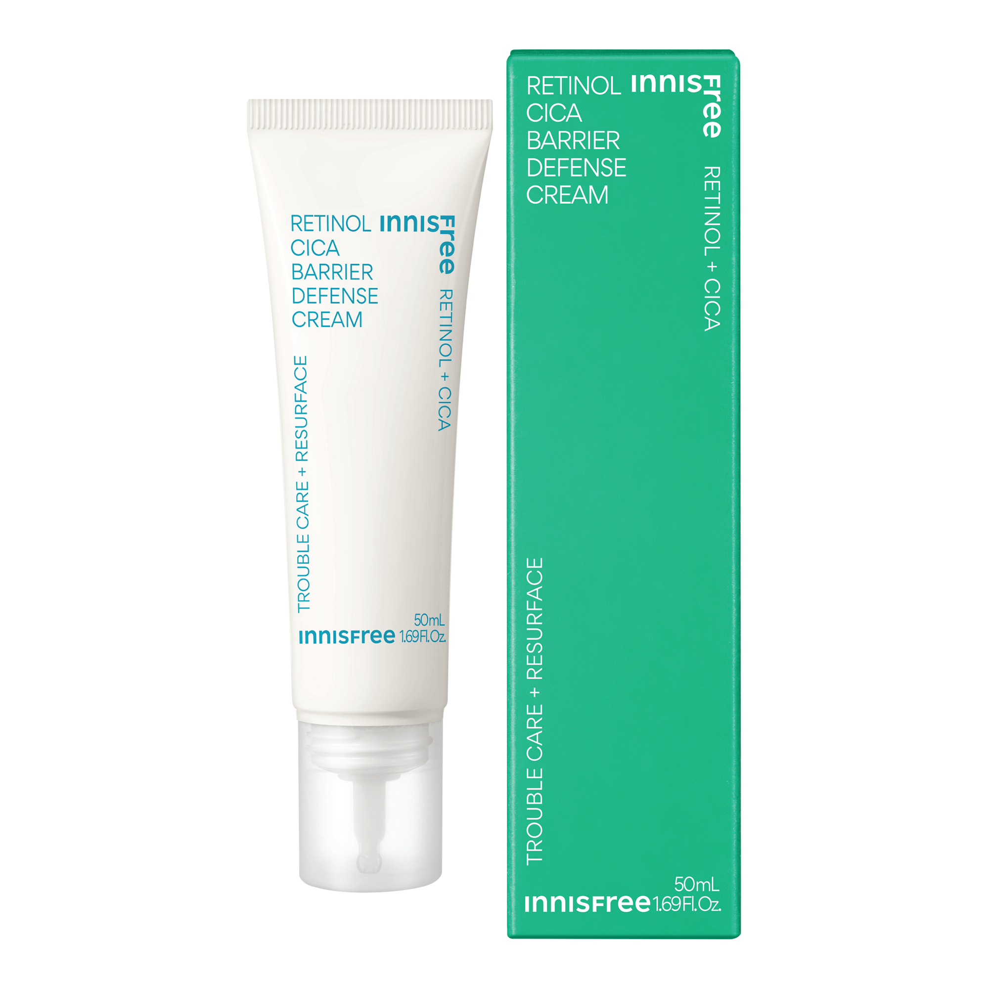 INNISFREE Retinol Cica Barrier Defense Cream 레티놀 시카 베리어 디펜스 크림 50ml